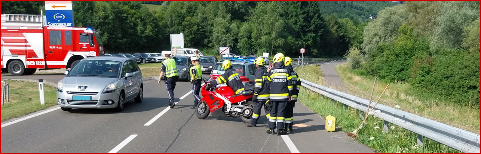 Motorradunfall Bericht