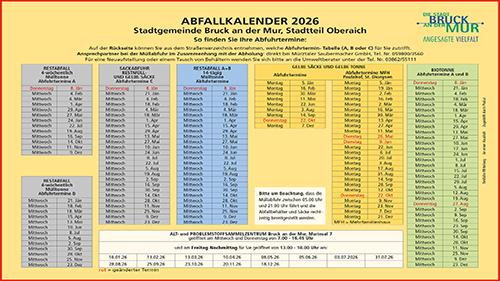 Abfallkalender 2026